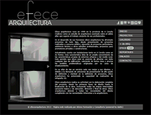 Tablet Screenshot of efecearquitectura.com